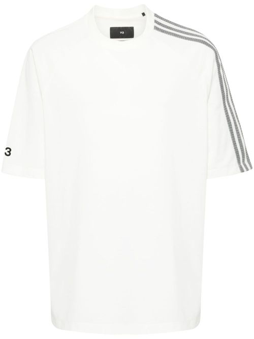 Closure jersey T-shirt - Neutrals
