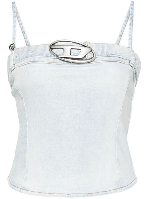 De-Lucy-S denim tank top - Blue