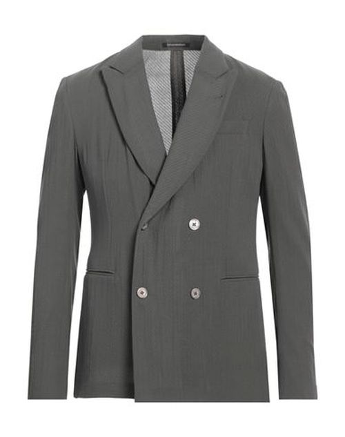 Man Blazer Military green Size 38 Virgin Wool