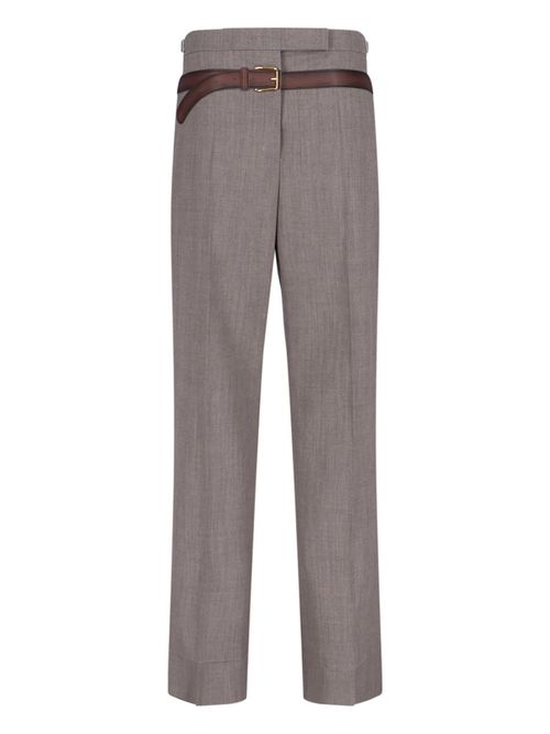 Trompe-l Il Belted Pants