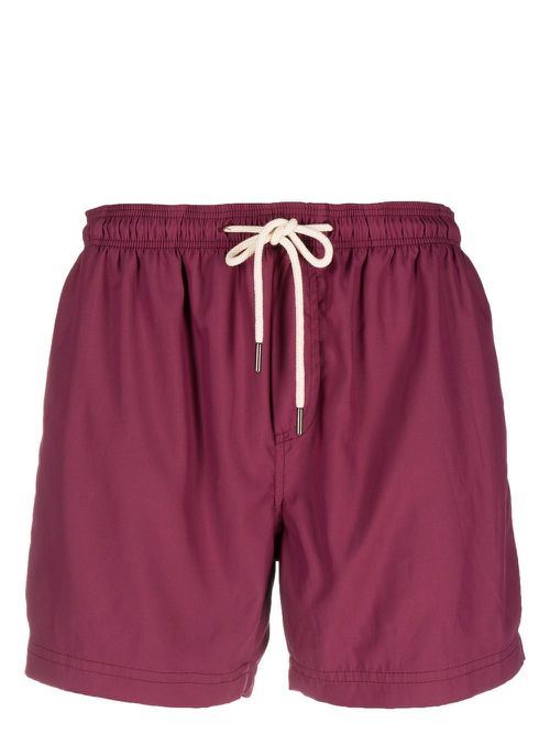 Above-knee swim shorts - Purple
