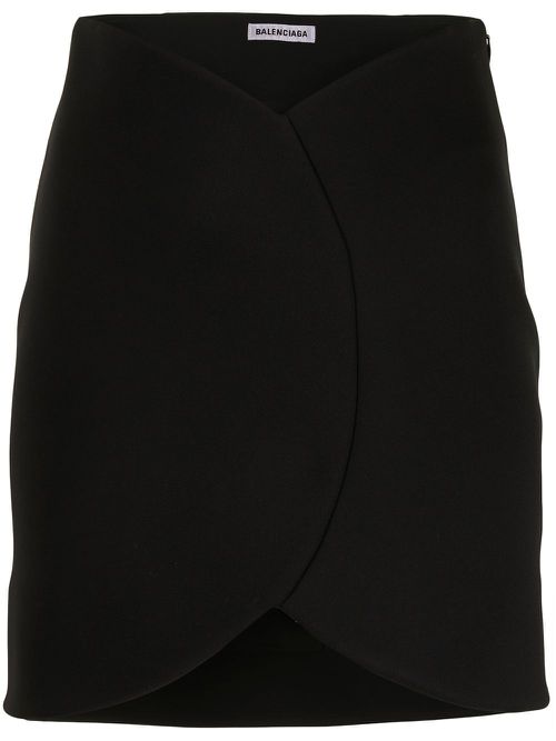 Circle Mini A-line skirt - Black