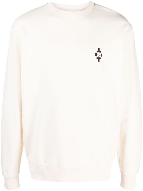 Abracadabra crew-neck sweatshirt - White