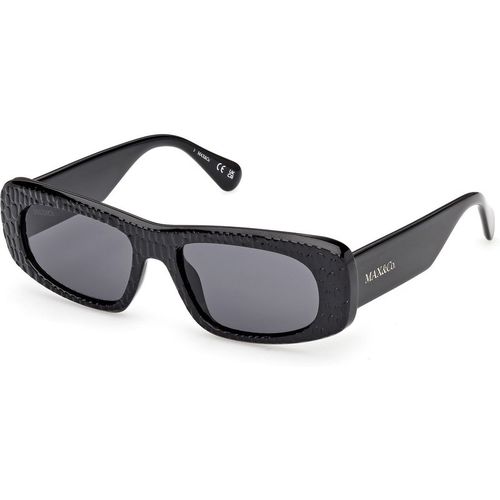 MAX&Co Mujer MAX&Co MO0142 01A Gafas de sol Inyectado Negro Fumar Cuadrada Norma