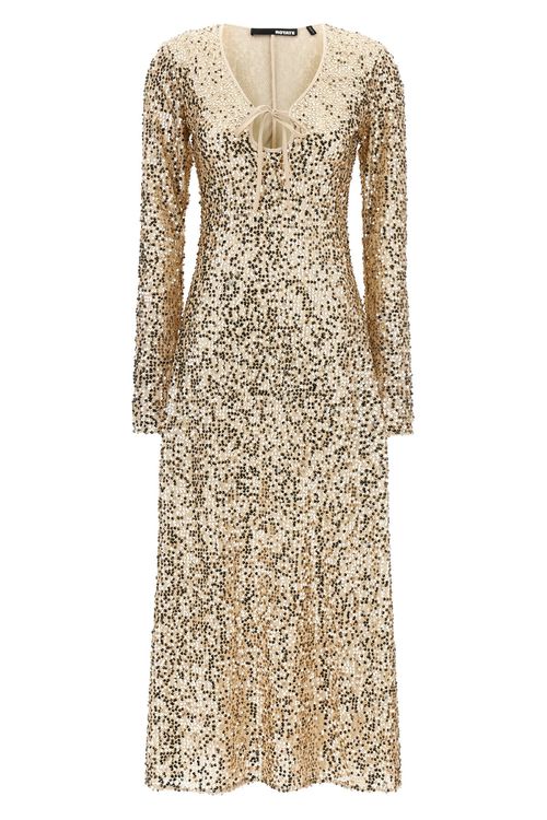 'Net Sequins Midi' Dress