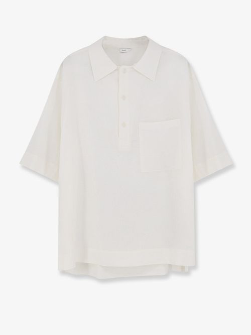Linen-Viscose Shirt — White