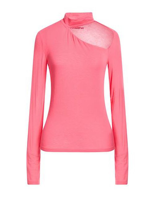 Woman Top Coral Size 0 Viscose, Polyamide, Cashmere, Elastane
