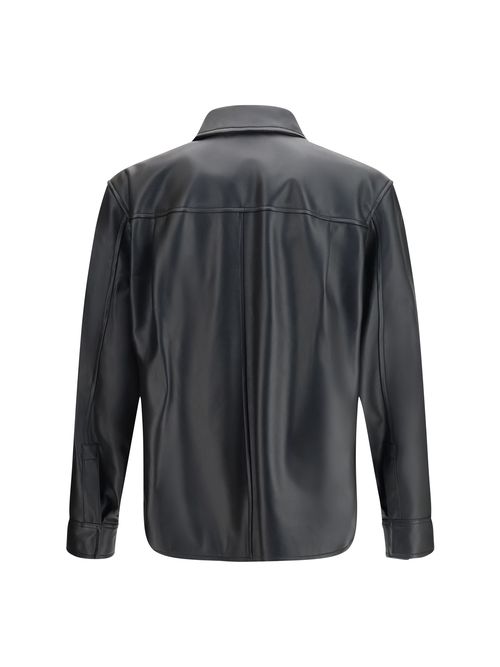 Calfskin Leather Jacket — Black