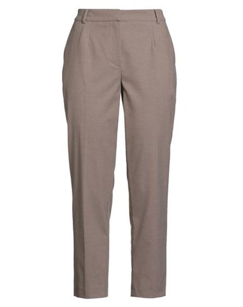 Woman Pants Khaki Size 8 Viscose, Polyester, Elastane