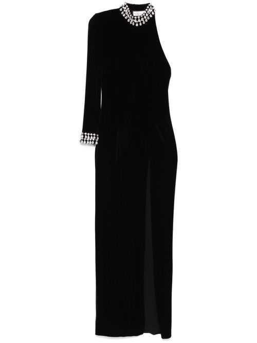 One-shoulder gown - Black