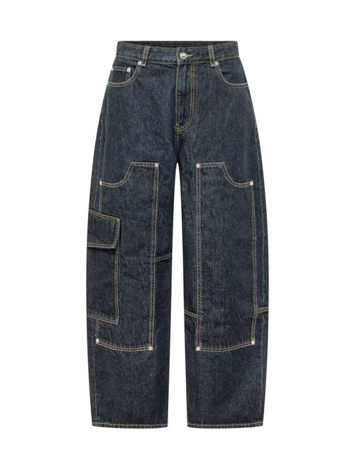Blue Loose High Rise Jeans