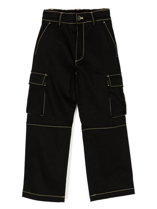 Multi-pocket cargo trousers - Black