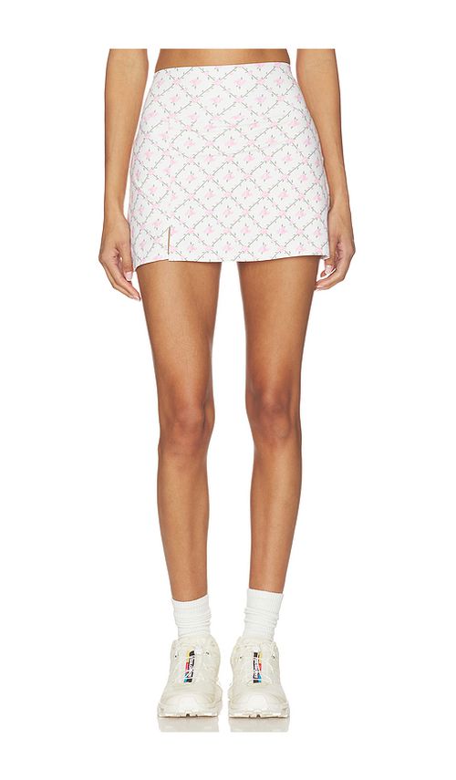 Astoria Tennis Skirt in Cream. L. Also in M, S