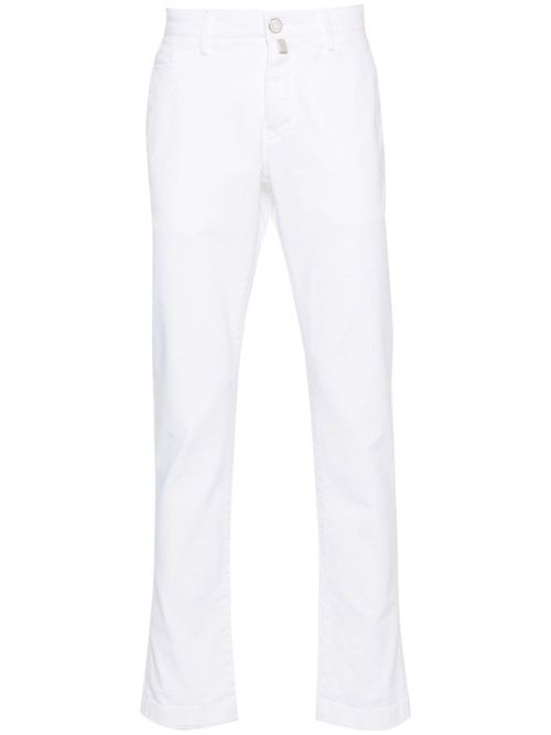 Bobby low-rise slim-fit jeans - White