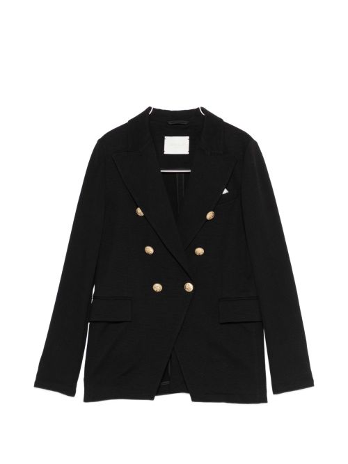 Cotton double-breasted jacket