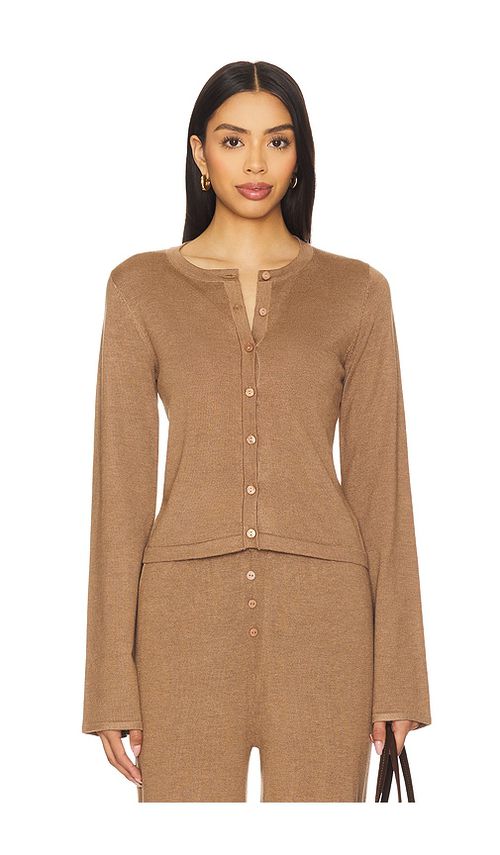 SNDYS x REVOLVE August Button Down Top in Brown.  XXL. Also in L, M, S