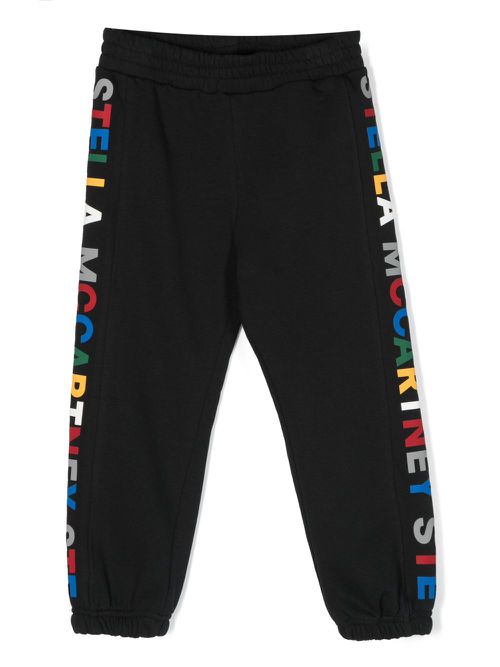 Logo-print track pants - Black