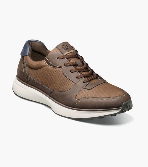 Nunn Bush Shoes KORE Swift Moc Toe Sneaker Brown Multi