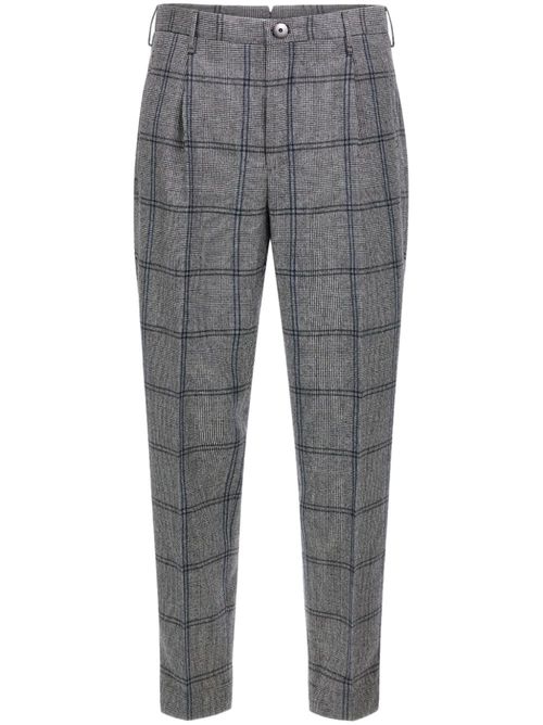 Prince of Wales check trousers - Grey