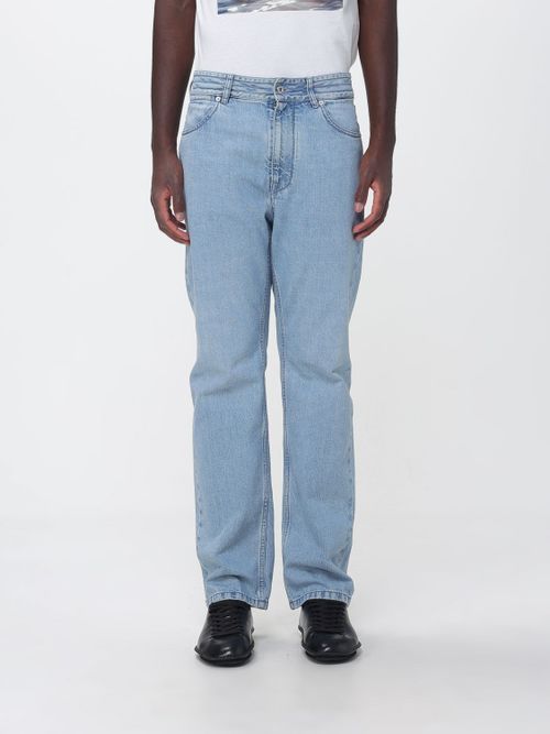 Jeans Men color Gnawed Blue