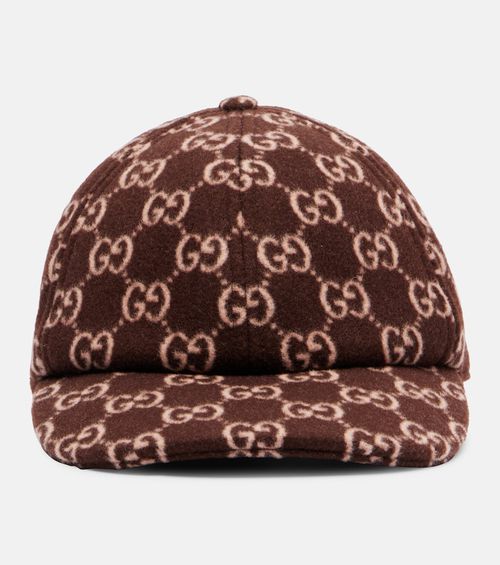 GG Canvas wool baseball cap