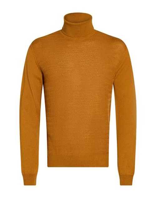 Man Turtleneck Camel Size XXL Virgin Wool, Acrylic