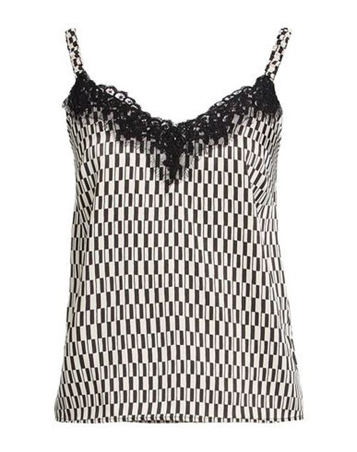 Woman Top Black Size 2 Polyester