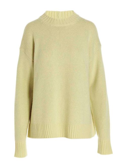 Cashmere blend sweater with collar