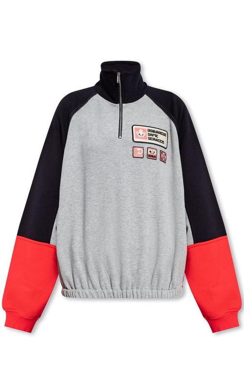 D2 Athletic Panelled Sweatshirt