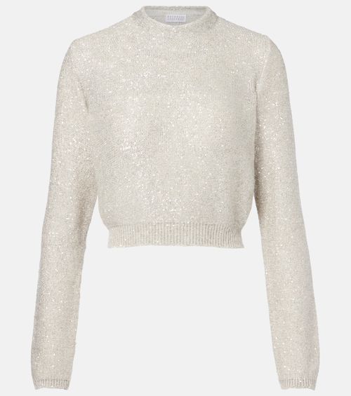 Sequined sweater