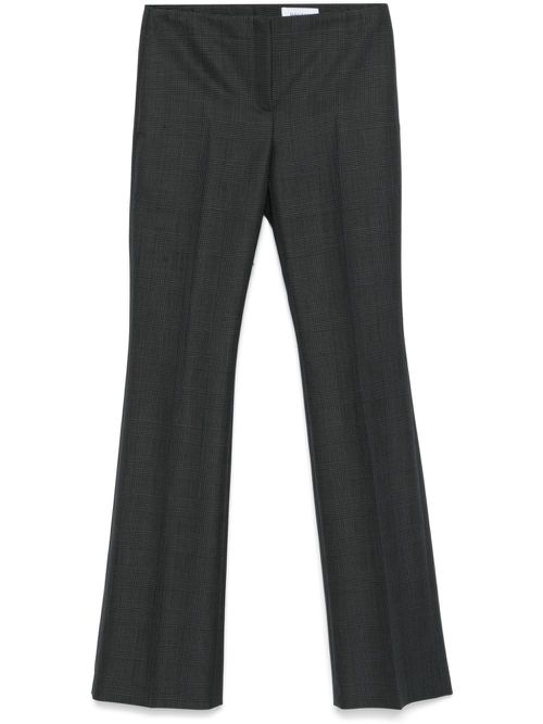 Checked trousers - Black