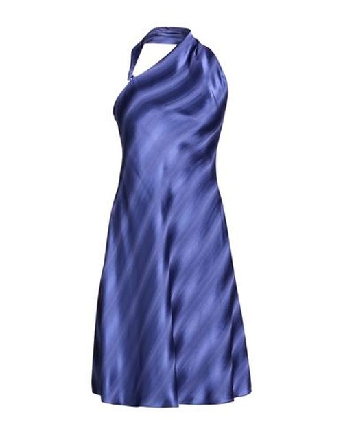Woman Midi dress Blue Size 14 Viscose