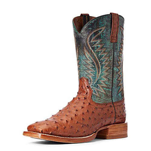ARIAT Men's Gallup Full Quill Ostrich Western Boot