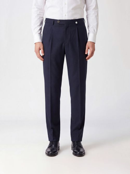 Pants Men color Blue