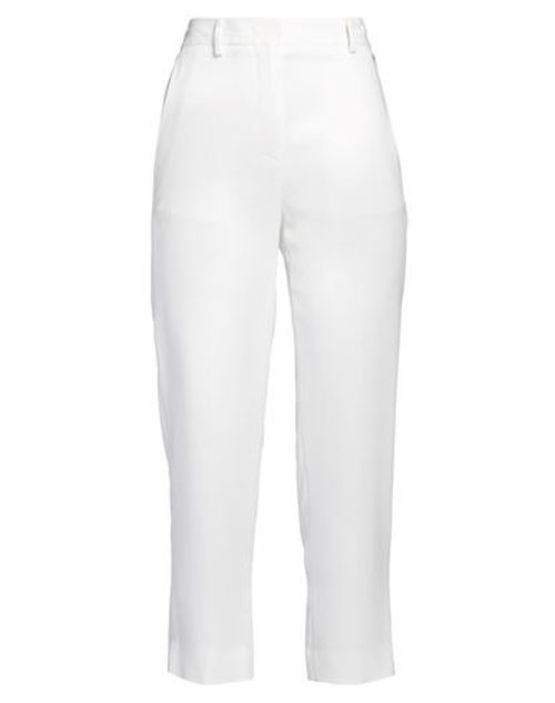 Collection Woman Pants White Size 4 Viscose, Elastane