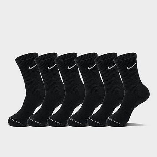 Men's Everyday Elevated Crew Socks (6-Pack) in Black/White