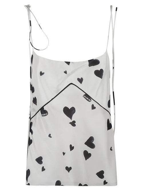 Heart Print Tank Top