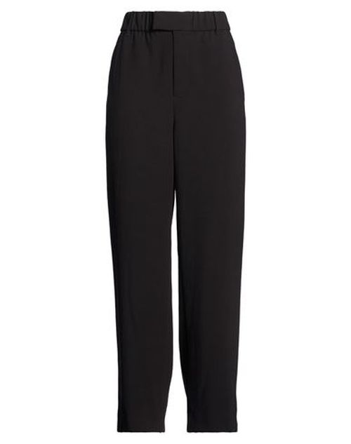 Woman Pants Black Size L Polyester, Viscose, Elastane