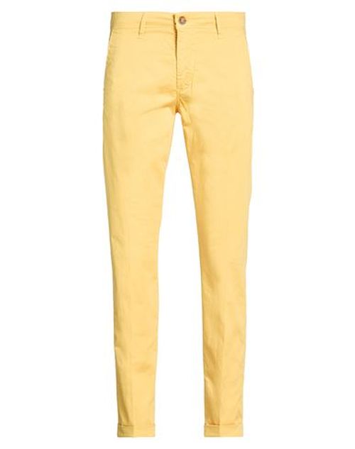 Man Pants Marigold Size 28 Cotton, Elastane