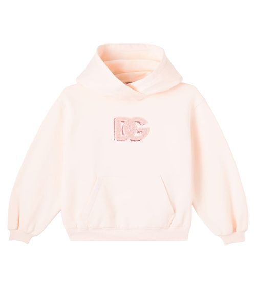 DG hooded cotton sweatshirt