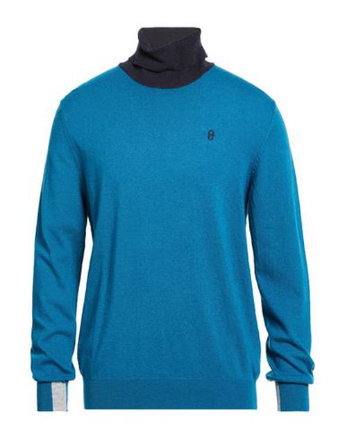 Man Turtleneck Deep teal Size XXL Polyamide, Viscose, Wool, Cashmere