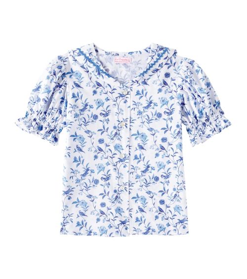 Georgina floral cotton blouse