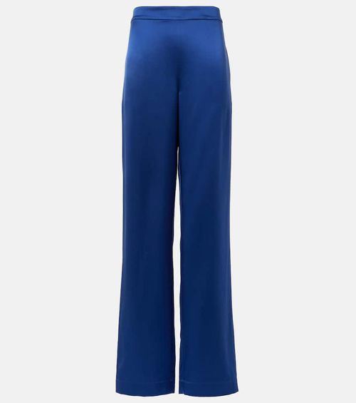 New Sahel silk straight pants