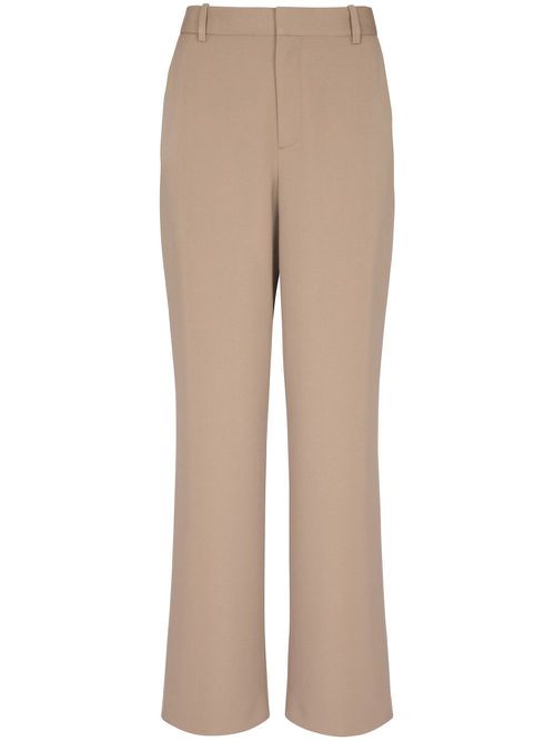 Straight-leg cut trousers - Brown