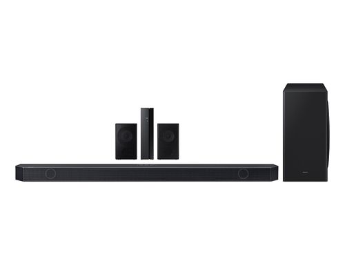 Q-series 9.1.2 ch. Wireless Dolby ATMOS Soundbar + Rear Speakers w/ Q-Symphony / HW-Q910D