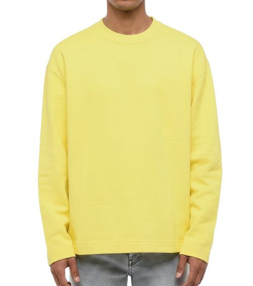 Yellow Crew Neck Sweatshirt