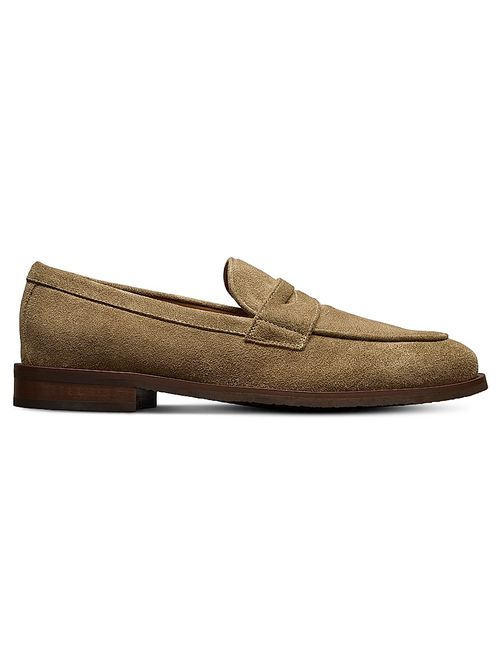 Men's Como Suede Penny Loafers - Tobacco