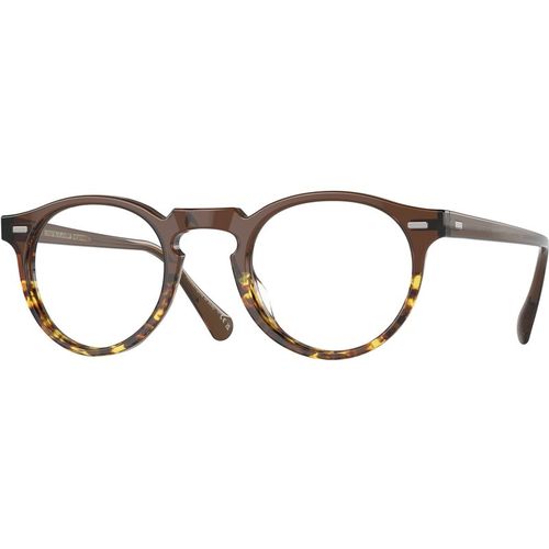 Oliver Peoples Unisex Oliver Peoples OV5186 GREGORY PECK 1756 Montature da vista Acetato Marrone Trasparente Pantos Normale