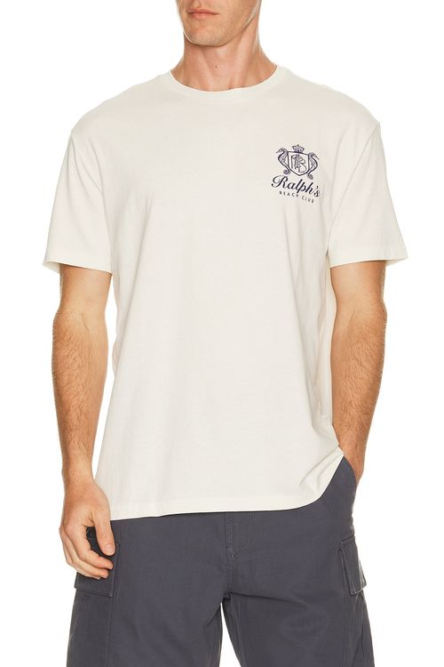 Polo Ralph Lauren Beach Club Print T-Shirt in White