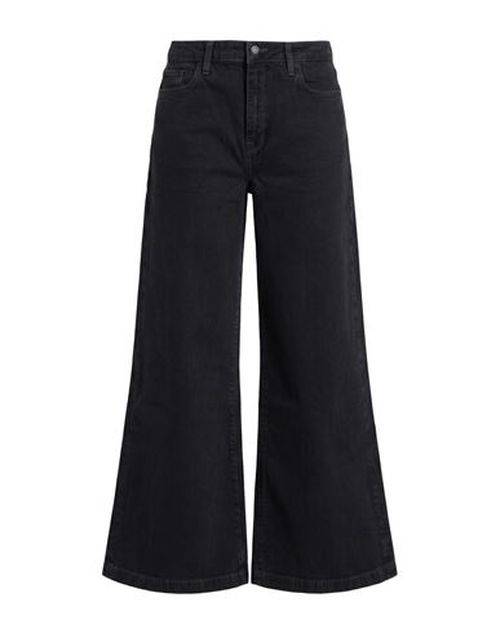 Woman Jeans Black Size 29 Cotton, Rubber